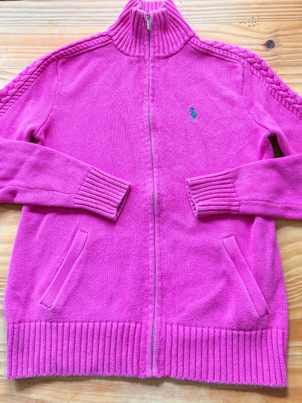 Ralph Lauren zip up sweater size Small